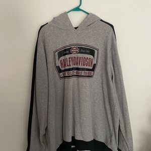 Harley-Davidson Gray Hoodie Shirt for Men